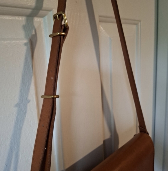 Madewell Abroad Brown Leather Bag - Picture 5 of 10